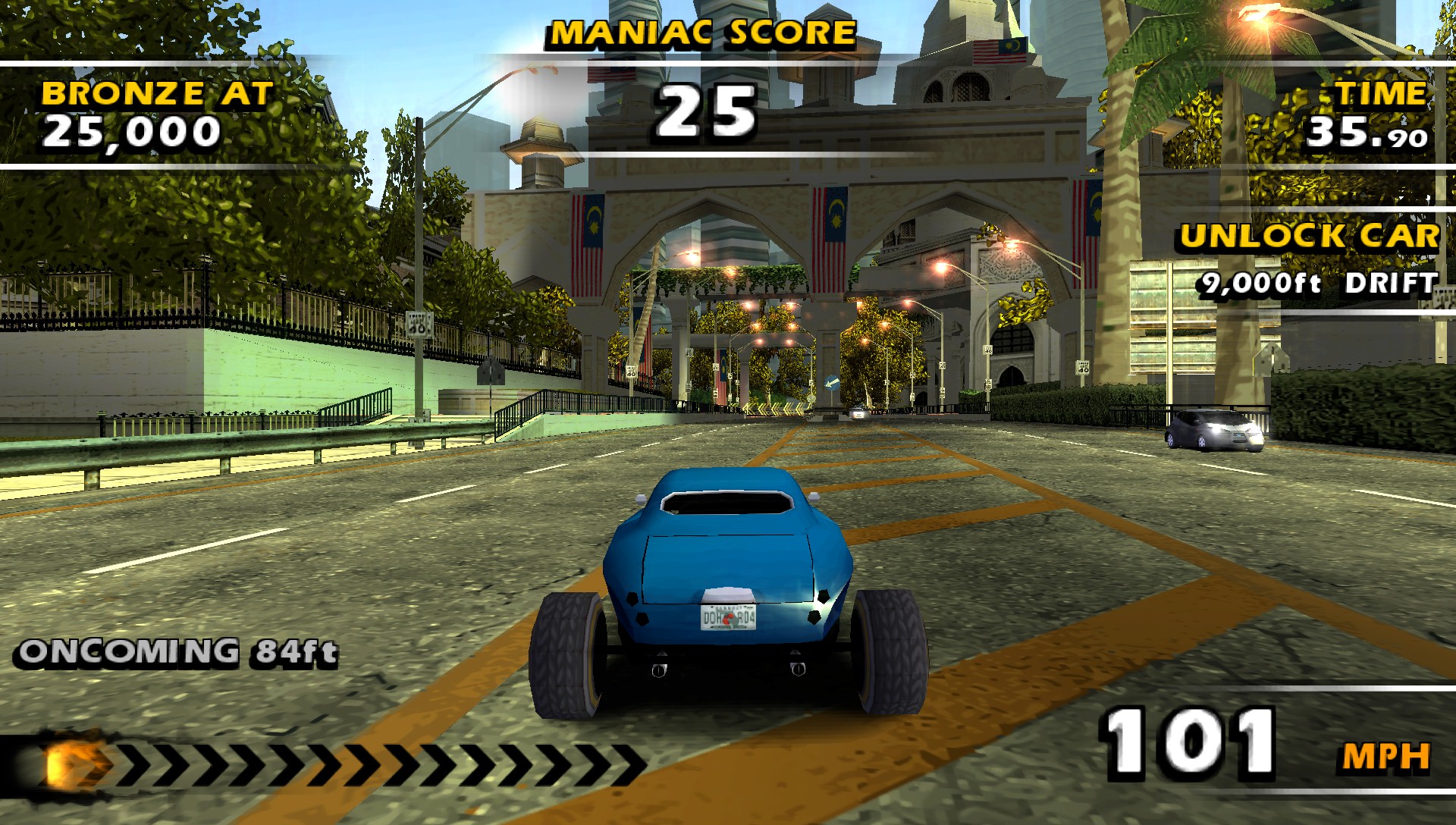 Burnout Dominator ב-PPSSPP