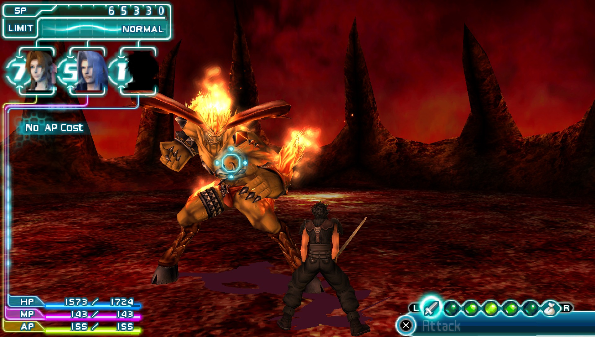Crisis Core Final Fantasy VII ב-PPSSPP