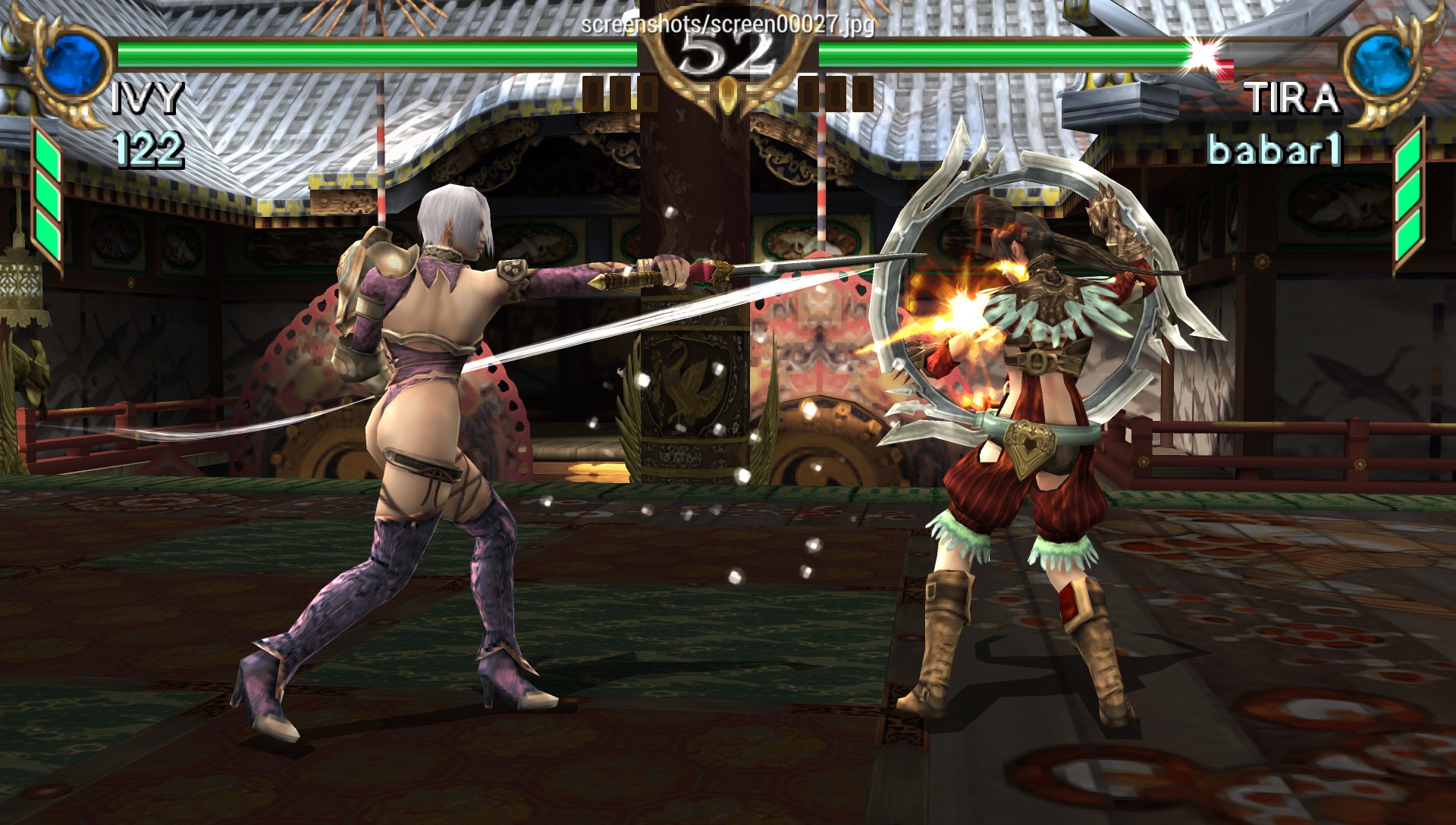 Soul Calibur: Broken Destiny gameplay screenshot in PPSSPP