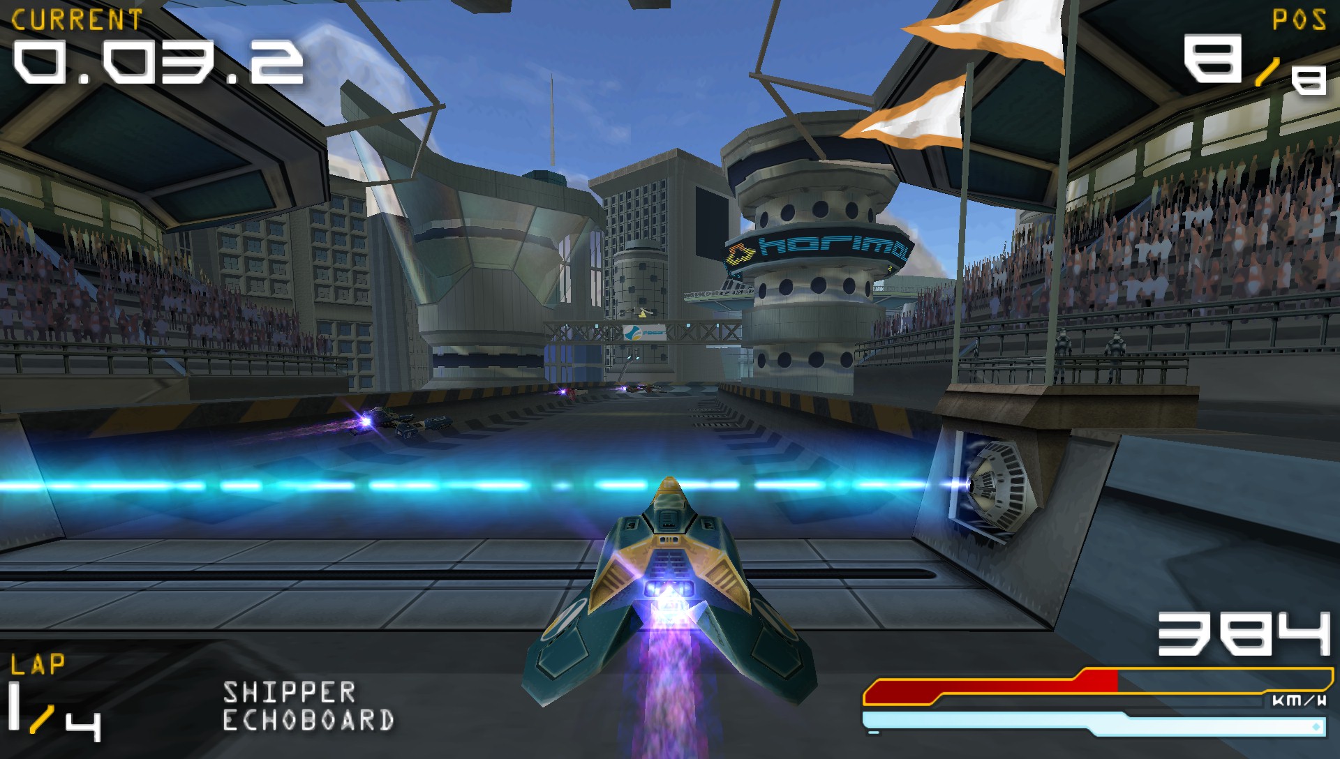 WipEout Pure ב-PPSSPP
